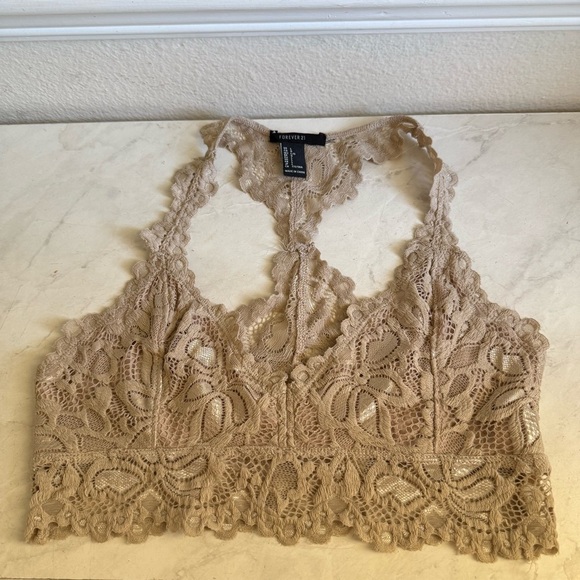 FOREVER 21 Lace Bralette Top - Picture 1 of 3